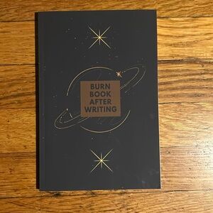 New! Burn after writing journal